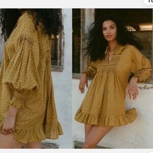 Doen Cordelia Dress in Sundrenched Foothills XL